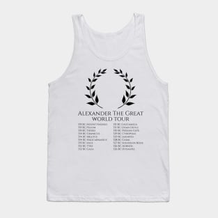 Ancient Greek History - Alexander The Great World Tour Tank Top